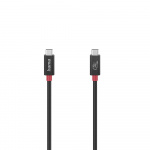 Hama USB-C kabel, USB4 Gen3 svart 1 meter Hama USB-C kabel, USB4 Gen3 svart 1 meter