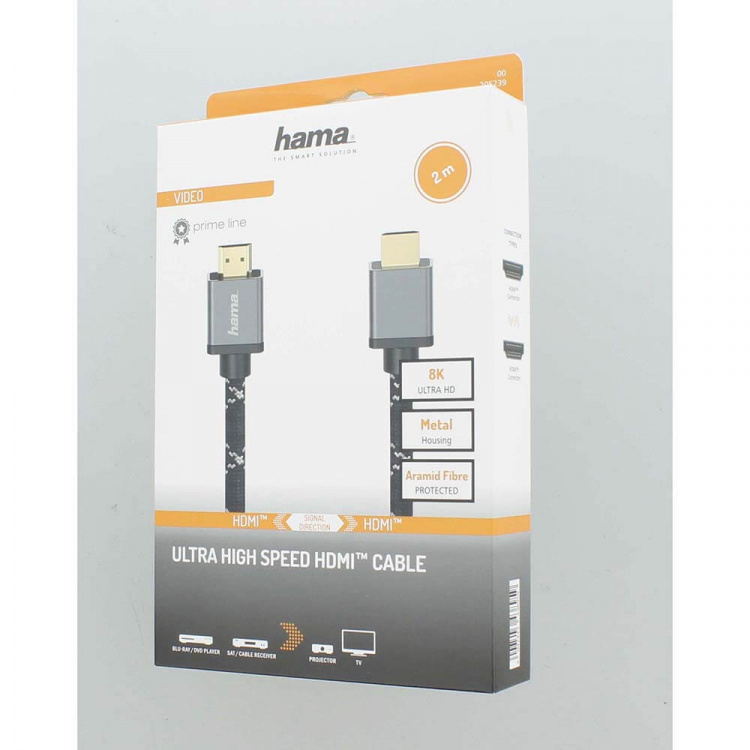 Hama Kabel HDMI Ultra High Speed 8K 48Gbit/s Metall 2,0m Hama Kabel HDMI Ultra High Speed 8K 48Gbit/s Metall 2,0m