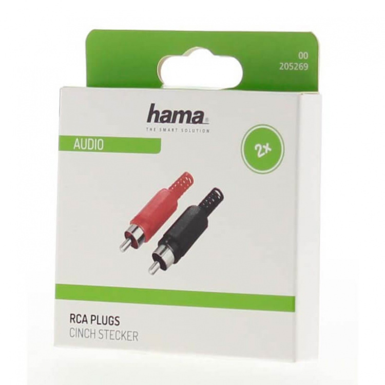 Hama Hane RCA Lödbar Hane 2-pack