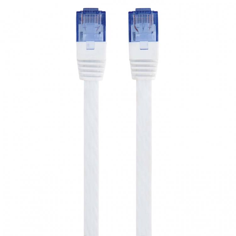 HAMA Kabel Nätverk CAT6 UTP Flat Vit 10m HAMA Kabel Nätverk CAT6 UTP Flat Vit 10m
