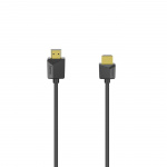Hama Kabel HDMI Ethernet Flexislim Zwart 3m