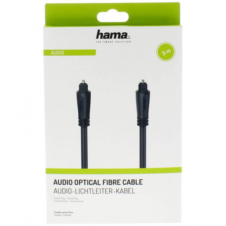 Hama Audio Optische Kabel Zwart 3m