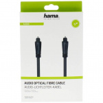 Hama Audio Optische Kabel Zwart 3m