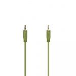 Hama Ljudkabel Flexi-Slim 3,5mm-3,5mm Guld Grön 0,75m Hama Ljudkabel Flexi-Slim 3,5mm-3,5mm Guld Grön 0,75m