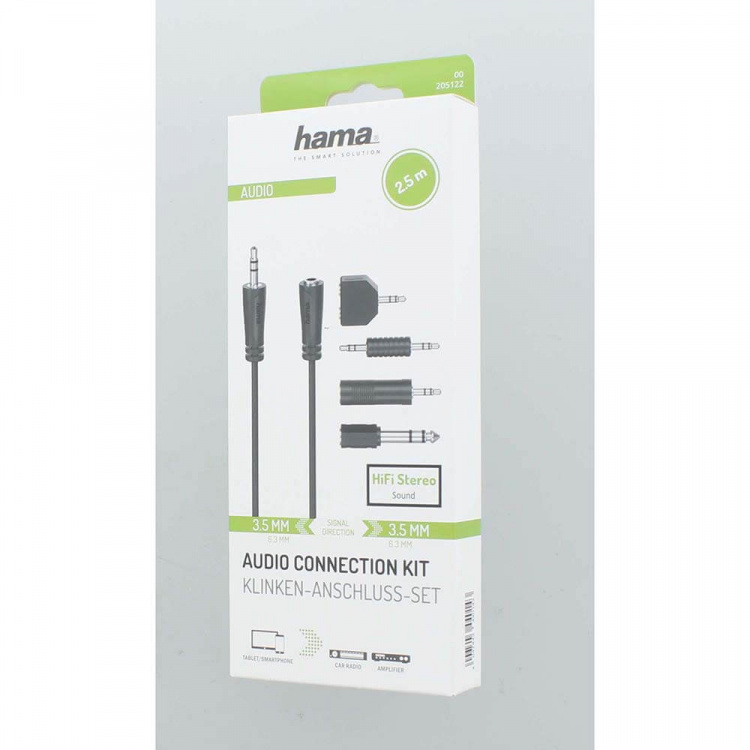 Hama Jack-Anslutningssats 2.5m Hama Jack-Anslutningssats 2.5m