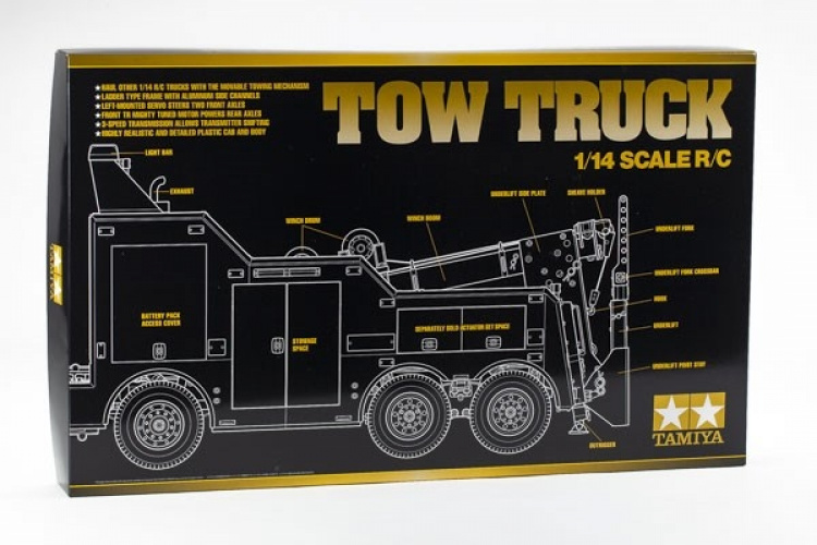 TAMIYA 1/14 Volvo FH16 8x4 Tow Truck Globetrotter 750