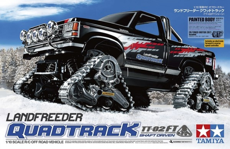TAMIYA 1/10 R/C Landfreeder Quadtrack (TT-02FT)