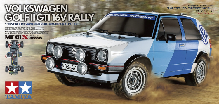TAMIYA 1/10 R/C Volkswagen Golf A2 Rally (MF-01X)