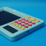 Maxlife MXWB-01 - Tekenbord met rekenmachine, blauw