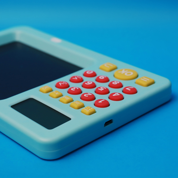 Maxlife MXWB-01 - Tekenbord met rekenmachine, blauw