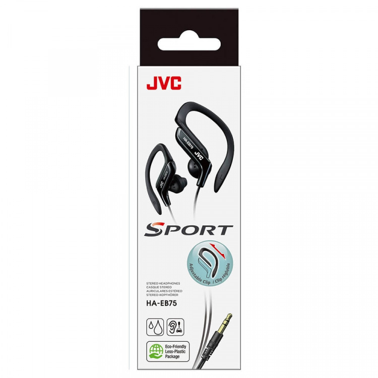 JVC Hörlur In-Ear Sports Svart HA-EB75