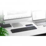 Rapoo Tangentbord E9800M Multi-Mode Trådlös Mörkgrå Rapoo Tangentbord E9800M Multi-Mode Trådlös Mörkgrå