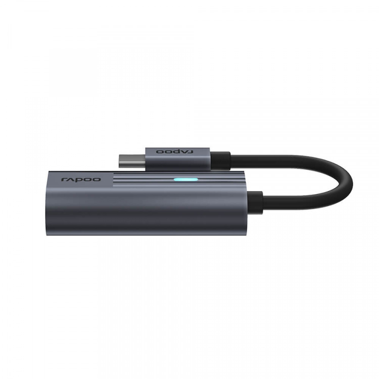 Rapoo Adapter USB-C UCA-1002 USB-C till 3,5 mm Ljud Rapoo Adapter USB-C UCA-1002 USB-C till 3,5 mm Ljud
