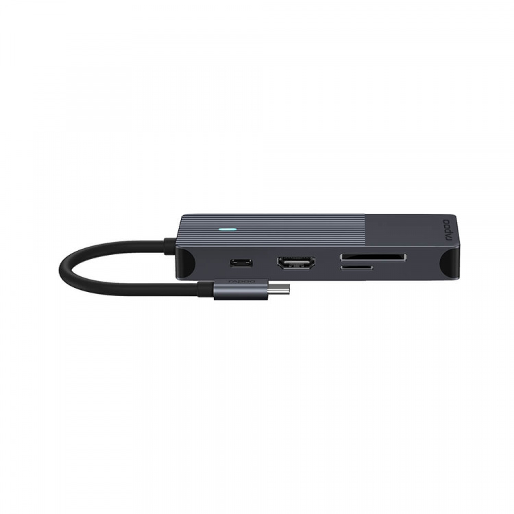 Rapoo Multiport USB-C UCM-2004 8-i-1 USB-C-Adapter
