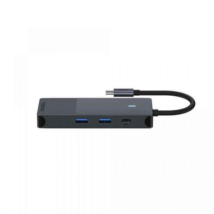 Rapoo Multiport USB-C UCM-2004 8-i-1 USB-C-Adapter