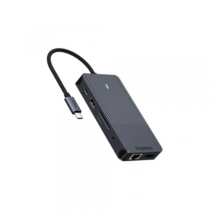 Rapoo Multiport USB-C UCM-2005 10-i-1 USB-C-Adapter