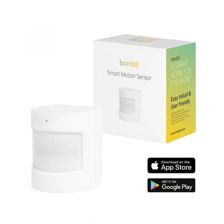 Hombli Smart Bluetooth PIR Rörelsesensor Vit Hombli Smart Bluetooth PIR Rörelsesensor Vit