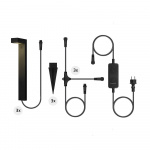 Hombli Smart Gångbelysning 3-pack RGB CCT Svart Hombli Smart Gångbelysning 3-pack RGB CCT Svart