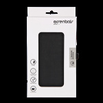 Essentials Samsung Galaxy S22 Ultra PU wand, detac, 3 kaart, Blk