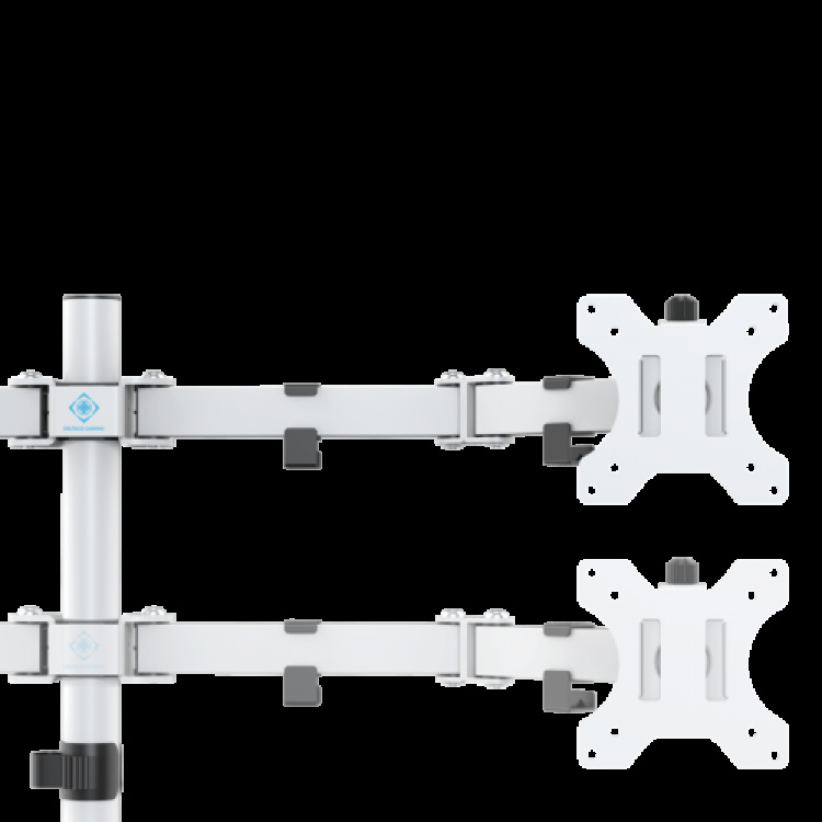 deltaco_gaming WHITE LINE WA86 Dual-monitor desk arm, 13-32