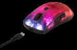deltaco_gaming DM320 Wireless Semi-transparent RGB Lightweight mouse, black