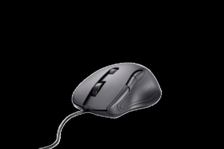 Deltaco Silent Wired Office mouse 5 buttons, 600-1200 DPI, black