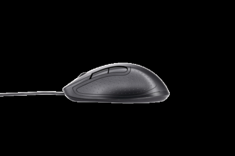 Deltaco Silent Wired Office mouse 5 buttons, 600-1200 DPI, black