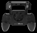 GADGETMONSTER Handheld Mobile Game Controller met 2000mAh Powerbank - Zwart GADGETMONSTER Handheld Mobile Game Controller met 2000mAh Powerbank - Zwart