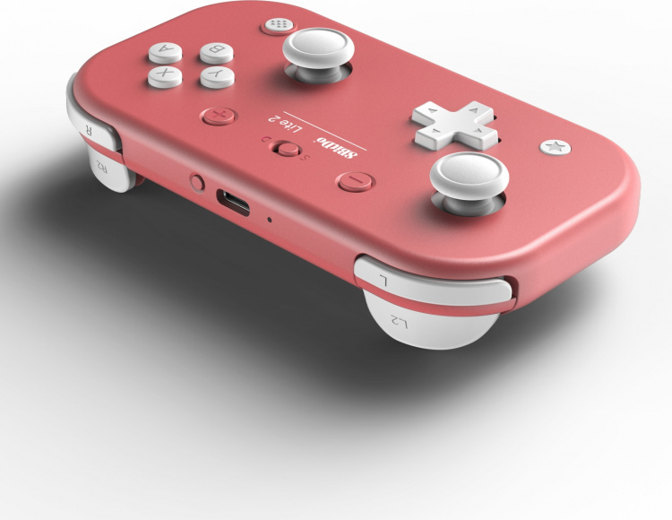 8BitDo Lite 2 Game Controller, Pink, Switch