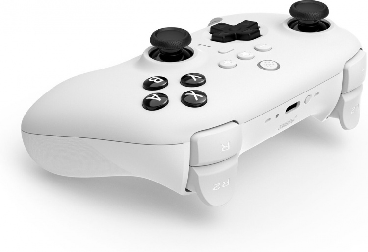 8BitDo Ultimate Bluetooth Controller, White, Switch / PC