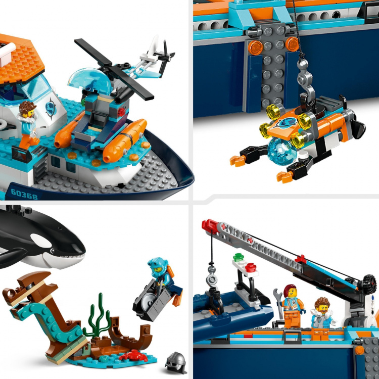 LEGO City Exploration 60368 - Arctic Explorer Ship