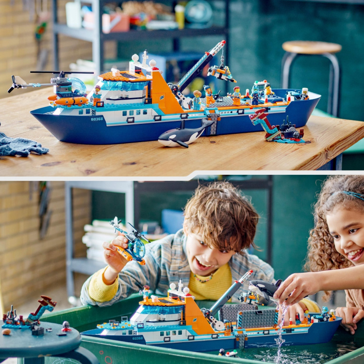 LEGO City Exploration 60368 - Arctic Explorer Ship