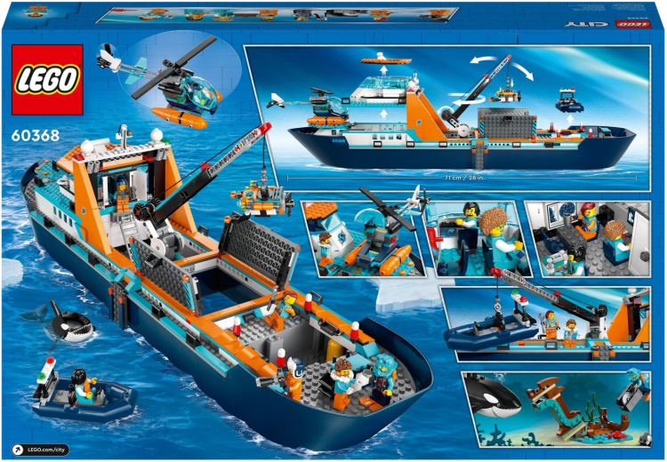 LEGO City Exploration 60368 - Arctic Explorer Ship