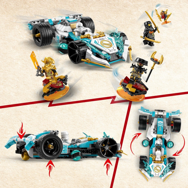 LEGO Ninjago 71791 - Zane’s Dragon Power Spinjitzu Race Car