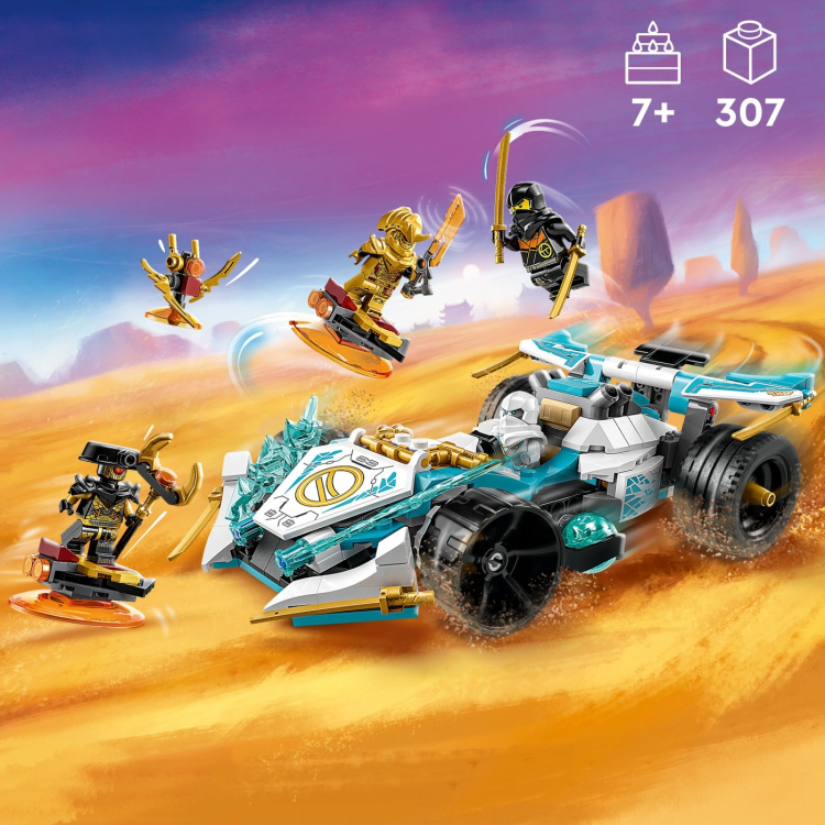 LEGO Ninjago 71791 - Zane’s Dragon Power Spinjitzu Race Car