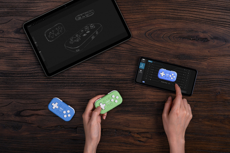 8BitDo Micro Bluetooth Gamepad, Green, Switch / Android / Raspberry Pi 8BitDo Micro Bluetooth Gamepad, Green, Switch / Android / Raspberry Pi