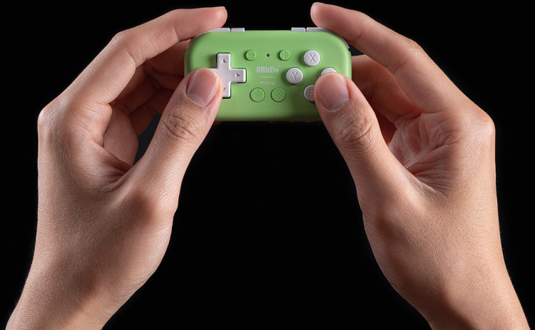 8BitDo Micro Bluetooth Gamepad, Green, Switch / Android / Raspberry Pi 8BitDo Micro Bluetooth Gamepad, Green, Switch / Android / Raspberry Pi