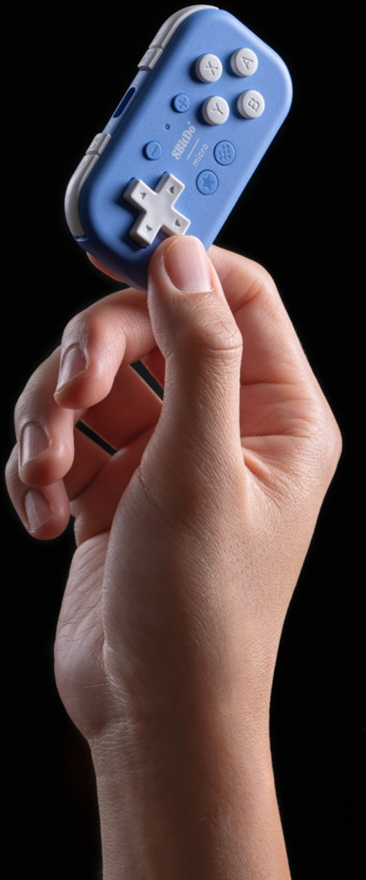 8BitDo Micro Bluetooth Gamepad, Blue, Switch / Android / Raspberry Pi 8BitDo Micro Bluetooth Gamepad, Blue, Switch / Android / Raspberry Pi