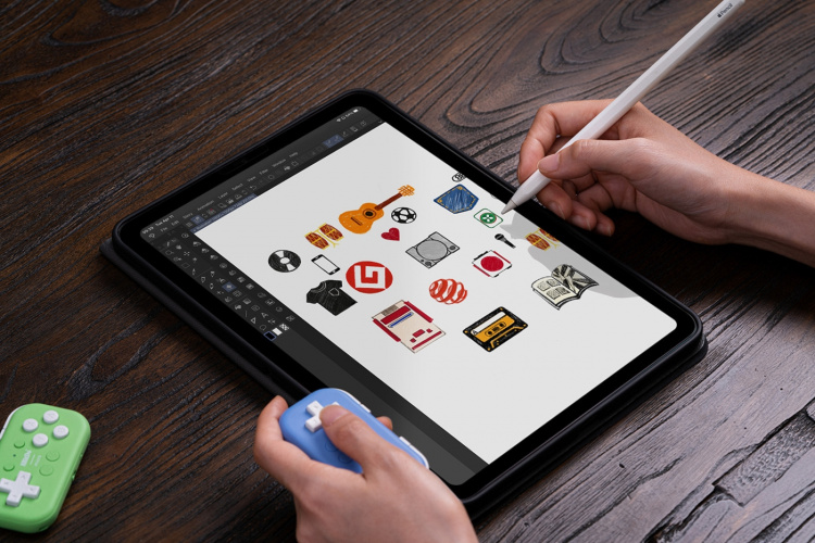 8BitDo Micro Bluetooth Gamepad, Blue, Switch / Android / Raspberry Pi 8BitDo Micro Bluetooth Gamepad, Blue, Switch / Android / Raspberry Pi