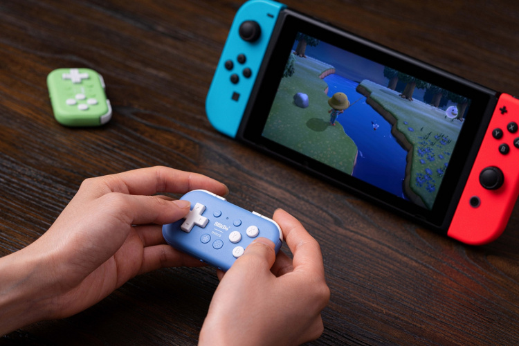 8BitDo Micro Bluetooth Gamepad, Blue, Switch / Android / Raspberry Pi 8BitDo Micro Bluetooth Gamepad, Blue, Switch / Android / Raspberry Pi