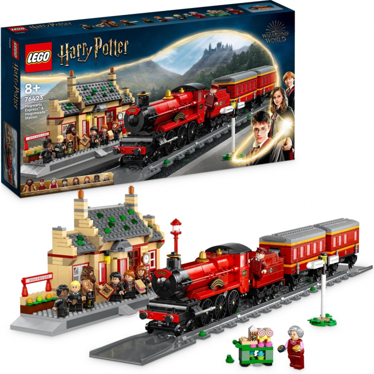 LEGO Harry Potter 76423 - Hogwarts Express Train Set with Hogsmeade Station