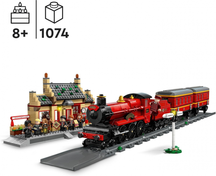 LEGO Harry Potter 76423 - Hogwarts Express Train Set with Hogsmeade Station