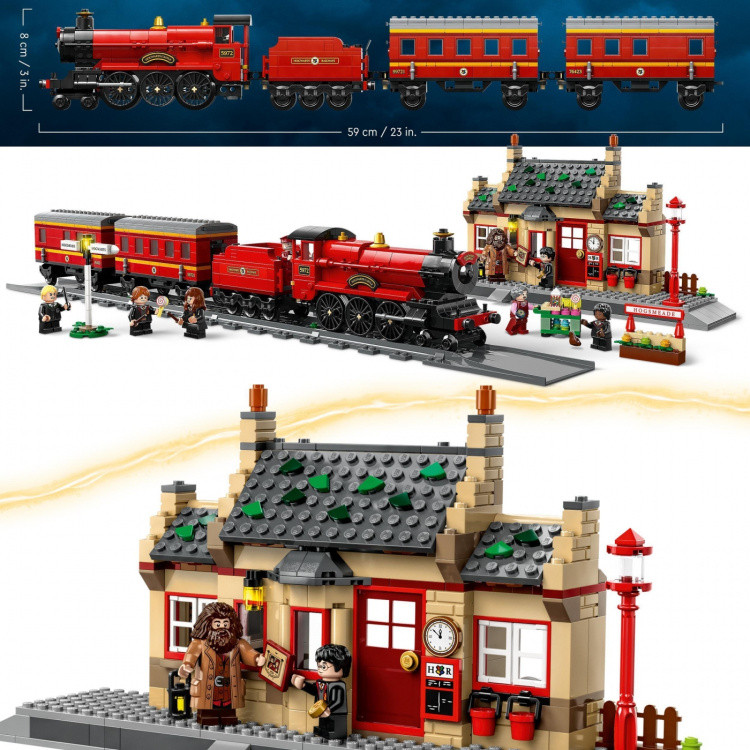 LEGO Harry Potter 76423 - Hogwarts Express Train Set with Hogsmeade Station