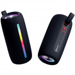 DENVER BTL-360B Bluetooth-högtalare med RGB ljus.