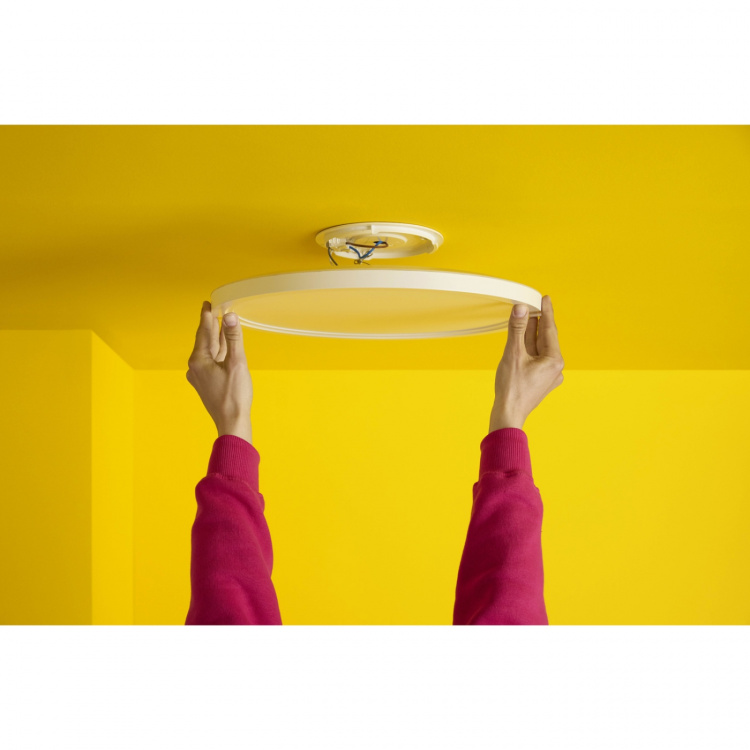 WiZ WiFi Smart SuperSlim plafond Färg + Varm-kallvit 2600lm