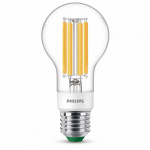 Philips LED E27 Normal 4W (60W) Klar Dimbar 840lm 2700K Energiklass A Philips LED E27 Normal 4W (60W) Klar Dimbar 840lm 2700K Energiklass A