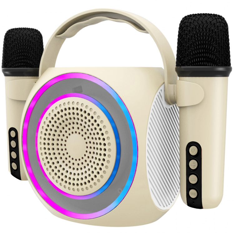 Celly Partymic2 Trådlös högtalare RGB + 2 trådl. mikrofoner