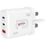 SKROSS Power Charger UK mfl. 2xUSB-C PD + 1xUSB-A GaN 65W