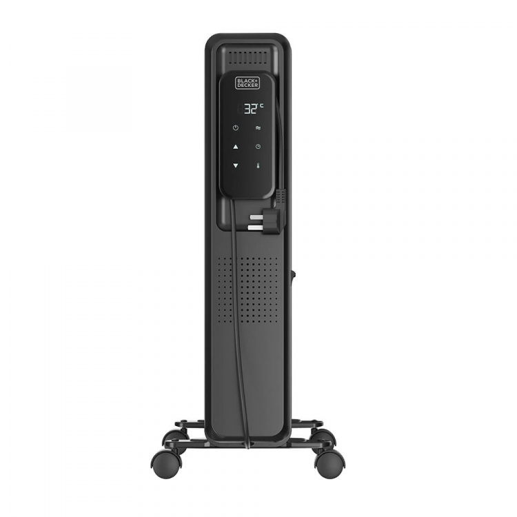 BLACK+DECKER Oljefyllt element 2500W Svart