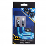 DC Comics Batman Light-Up USB-A to USB-C Cable DC Comics Batman Light-Up USB-A to USB-C Cable